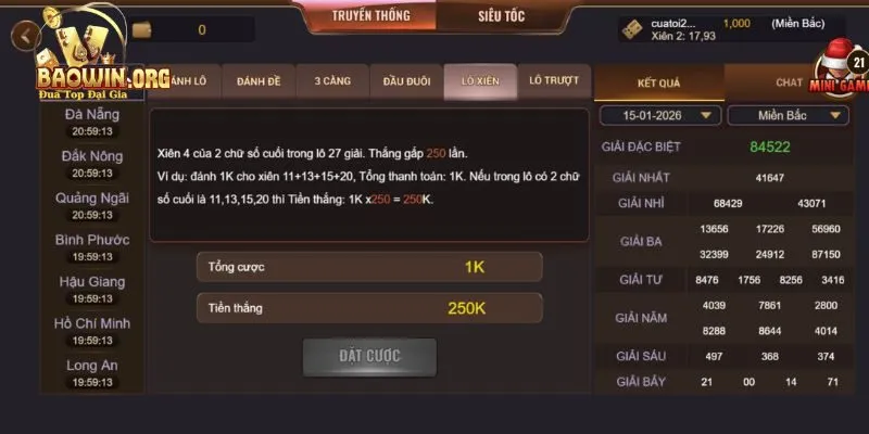 Cơ cấu giải thưởng chi tiết đầy đủ nhất