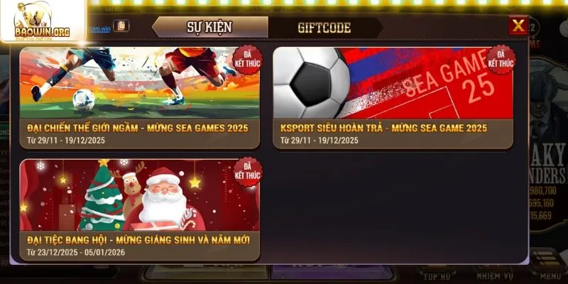 Khám phá khuyến mãi baowin siêu khủng siêu hot