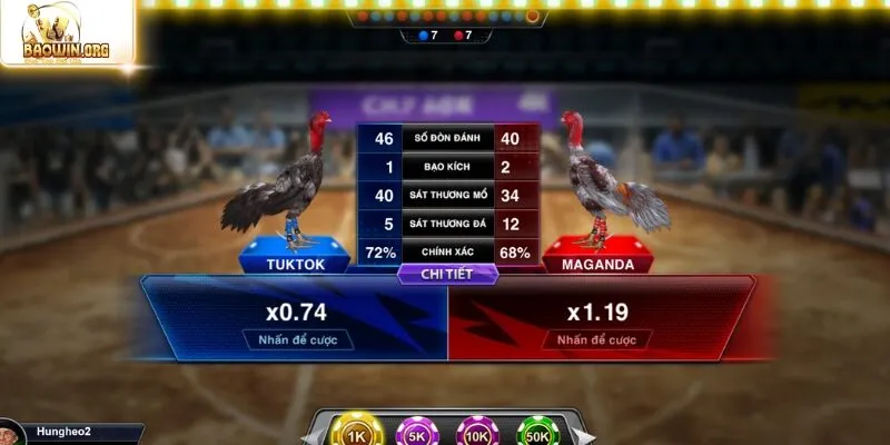 Quy định thi đấu tại sảnh chọi kê Digmaan